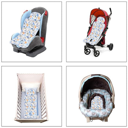 Gel Car Seat Cooler Pad, Summer Soft Breathable Cooling Pad Ice Cushion for Babies, Washable Summer Cooler Mat for Stoller, High Chair, Safety Seat