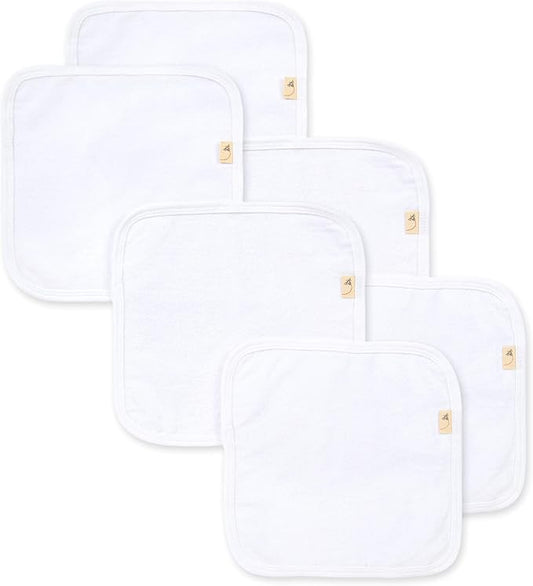 Burt's Bees Baby Infant Washcloths, 100% Organic Cotton 6 Pack