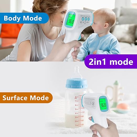 Thermometer for Adults Forehead, No Touch Thermometer for Adults