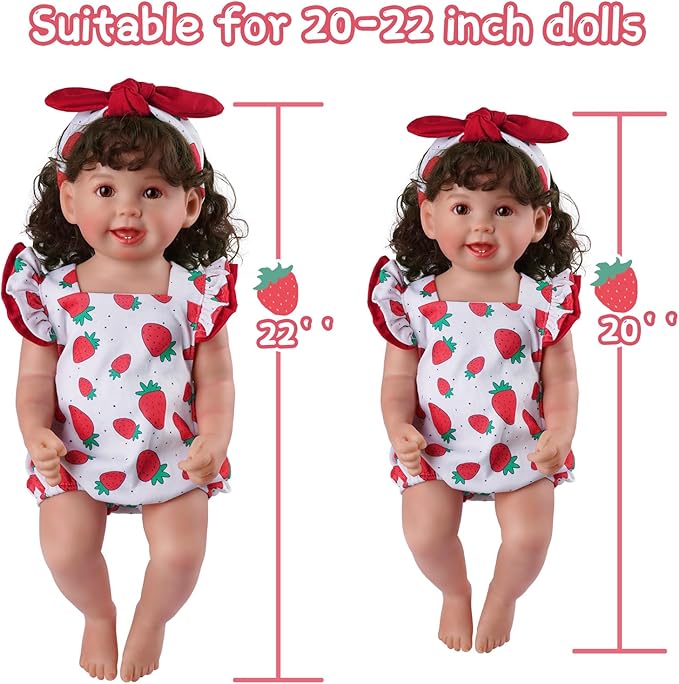 JIZHI Reborn Baby Doll Clothes for 20- 22 Inch Baby