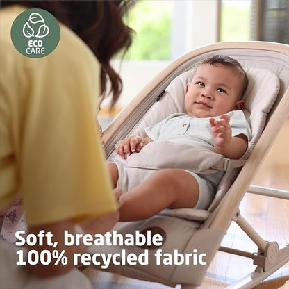 Maxi-Cosi Kori 2-in-1 Baby Bouncer Seat for Infants, Baby Rocker Chair, Portable Baby Bouncer, Classic Oat
