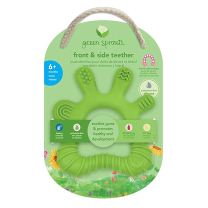 green sprouts Front & Side Teether made from Silicone | Soothes & massages baby's front & side gums & teeth 2)