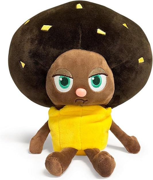 Bread Barbershop CHOCO Plush Doll, Soft Food Stuffed Animals 10"