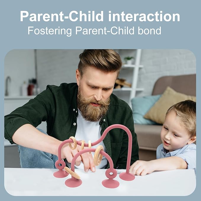 Gogzy - Parent-Child Interactive Silicone Baby Toy Set 6M+, BPA