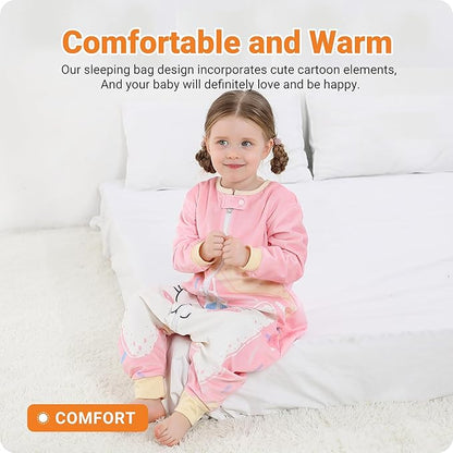 Baby Sleeping Sack Sleeveless, Toddler Sleeping Bag with Legs