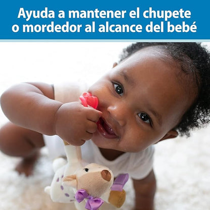 Dr. Brown's Lovey Pacifier and Teether Holder, 0 Months Plus