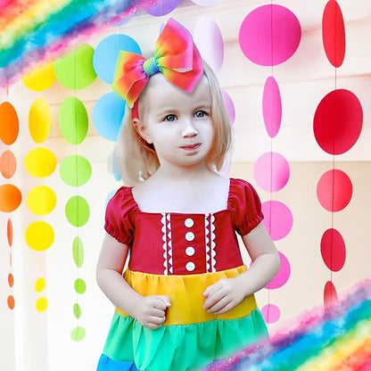 YanJie Rainbow Pride Headbands - Bows for Baby Girls, Newborns