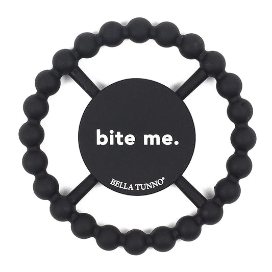 Bella Tunno Happy Teether ??Soft & Easy Grip Baby Teether Toy, Silicone Teether Ring to Help Soothe Gums