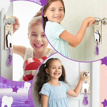 3 Pcs Tooth Fairy Tooth Holder Bag Tooth Fairy Door
