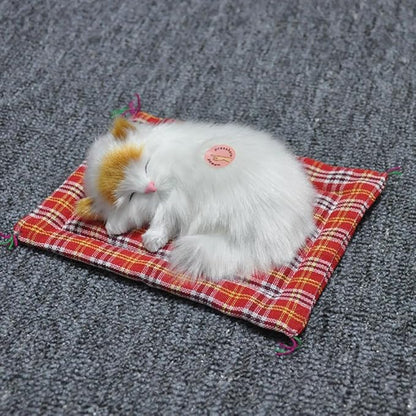 Simulation Lovely Cat Make Sounds Doll Cute Sleeping Plush Cats