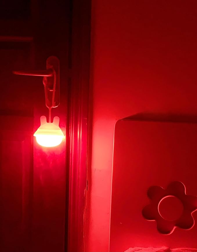 Night Light for Baby Car Seat - Dimming Function 9 Colors Changing Eye Caring Portable Rechargeable & Timing Bedside Light Up Toddler Bed Room Travel Essentials Gift for New Mom Soft Silicone BPA Free