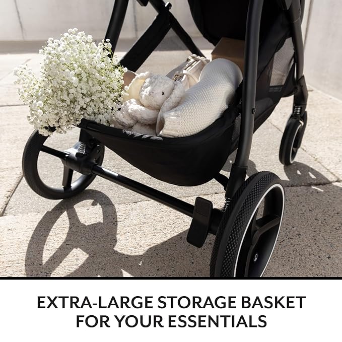 Evenflo Shyft Intuiti+ Travel System Featuring Revolve180 LiteMax NXT with SensorySoothe (Dubhan Black)