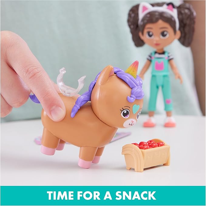 Gabby's Dollhouse, Gabby Girl and Kico the Kittycorn Toy Figures Pack 3 and