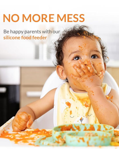 Infinno Baby Fruit Food Feeder for Infant, Soft Silicone Vegetable Feeder 4 Months