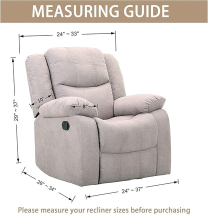 JIVINER 4-Piece Recliner Chair Covers Stretch Jacquard Covers for Recliner Chair Recliner Slipcovers for Living Room Soft Recliner Protector with Pocket (Recliner, Orange)