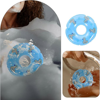 Toyvian 10pcs Mini Swim Rings Doll Lifebuoy Inflatable Doll Inflatable