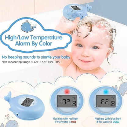 Baby Bath Thermometer, Whale Bath Thermometer Baby Safety