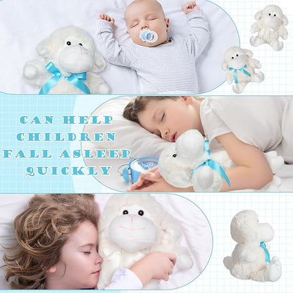 Poen 10 Pcs Lamb Plush Toys Stuffed Animal Sheep 11 Inch Little Lamb Plushy Cute Stuffed Animal Lamb Doll White Sheep Toys Huggable Lamb Toys Gift for Little Ones, Friends