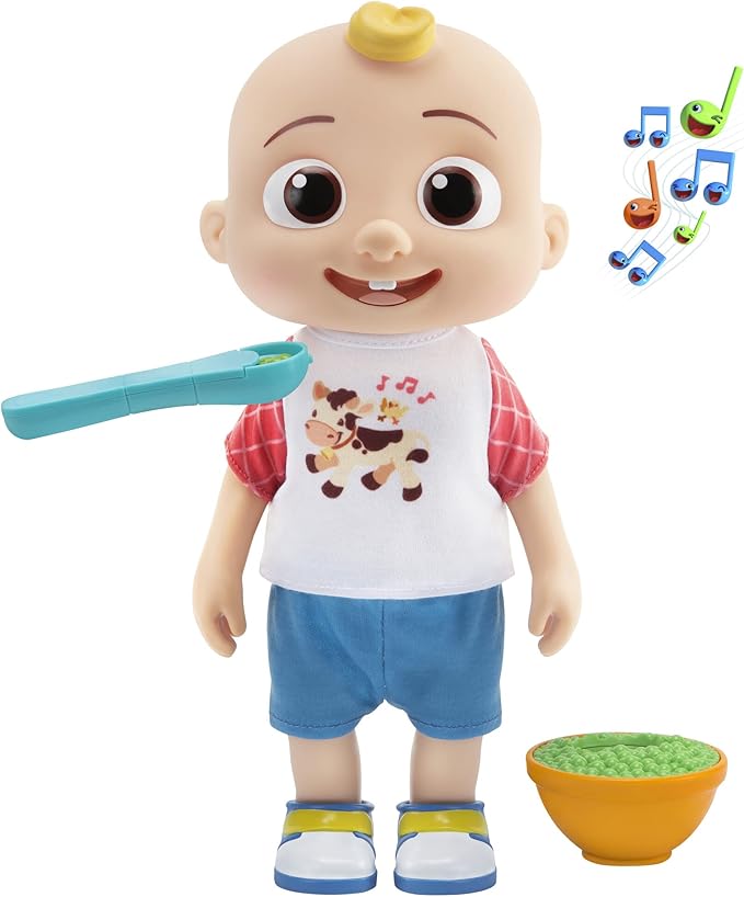 CoComelon Deluxe Interactive JJ Doll - Includes JJ, Shirt