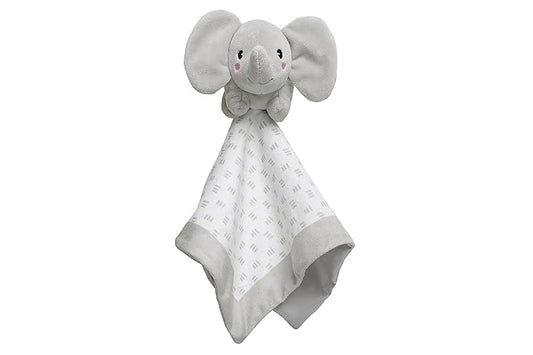 Pearhead Elephant Security Blanket, Soft Baby Lovey for Babies