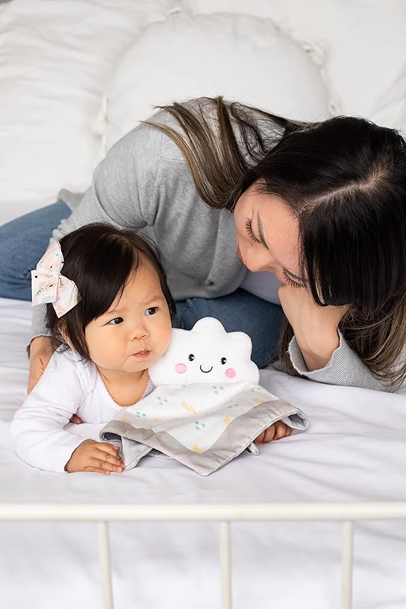 Pearhead Cloud Security Blanket, Soft Baby Lovey for Babies