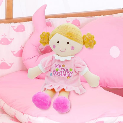 June Garden 12" My First Doll Kaitlyn - Soft Plush Baby Doll