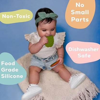 Mexican Baby Teether, Silicone Teething Toy for Teeth Relief 3+ Months,