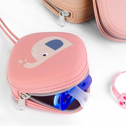 Ecliff Silicone Pacifier Holder Case, Pacifier holder for baby