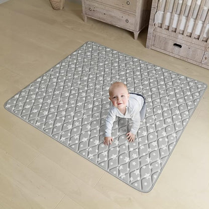 Premium Foam Baby Play Mat 71''x59'', One-Piece Crawling Mat Non Slip Cushioned Baby Mats for Playing 71x59 Inches