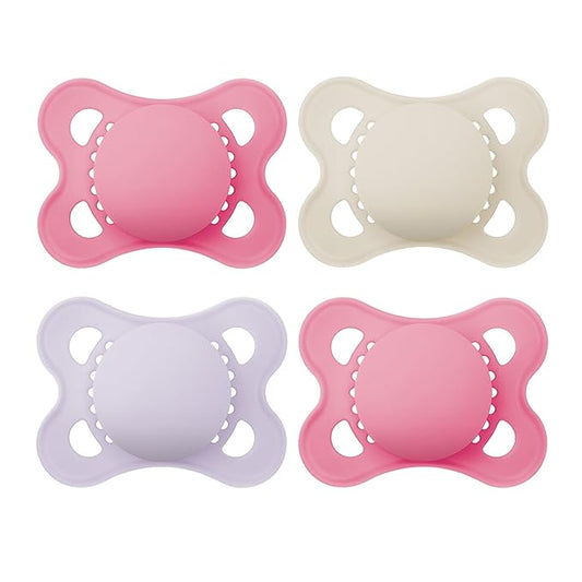 MAM Original Matte Baby Pacifier, 0-6 Months 4 Count
