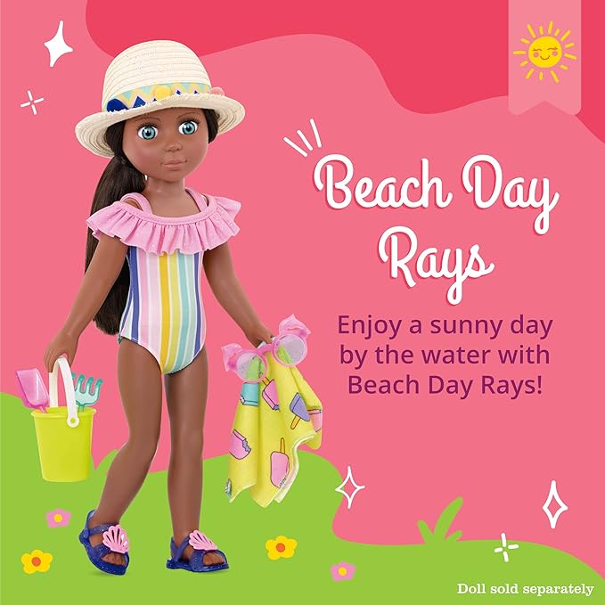 Glitter Girls – Beach Day Rays 14-inch Doll 3 and