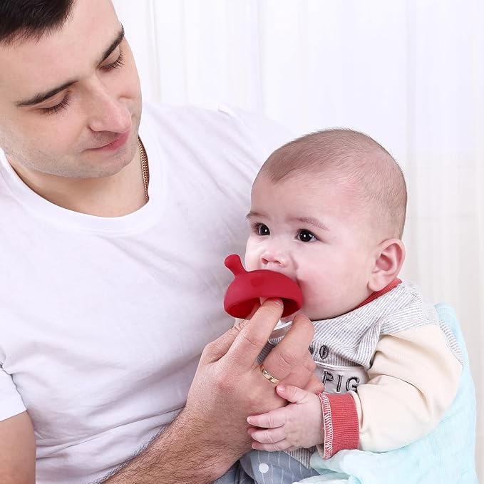 Baby Teething Toys for 3-12 Months+,Silicone Mombella Baby Teether with Suction Base