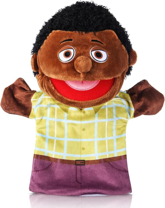 1 Pcs Family Hand Puppets 12 Inch Grandparents, Mom & Dad