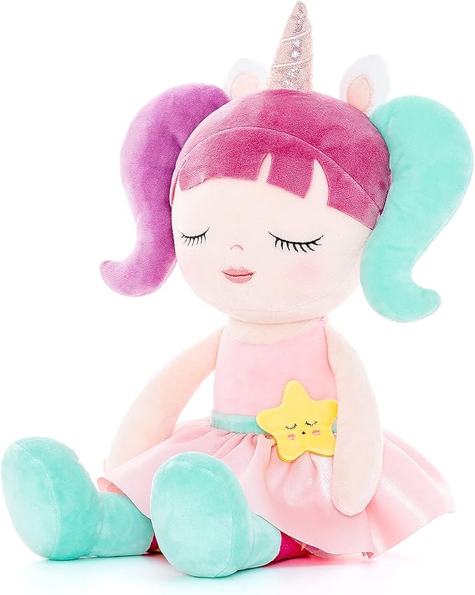 Lazada Unicorn Rag Girl Dolls Baby Gifts Soft Plush Doll 16"