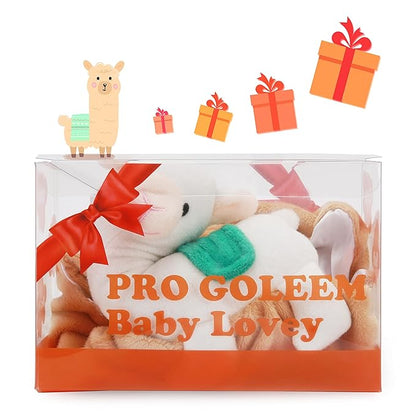 Pro Goleem Llama Security Blanket Soft Loveys for Babies 14 Inch