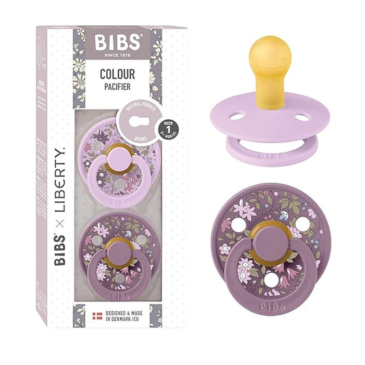BIBS Liberty Pacifier | 2 Colour Natural Rubber Latex Soothers