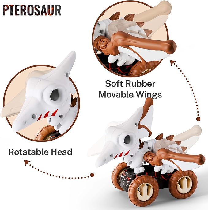 iPlay, iLearn Dinosaur Monster Truck Toy for Toddlers 2-4 1-3, Kids 3 4 5 Year