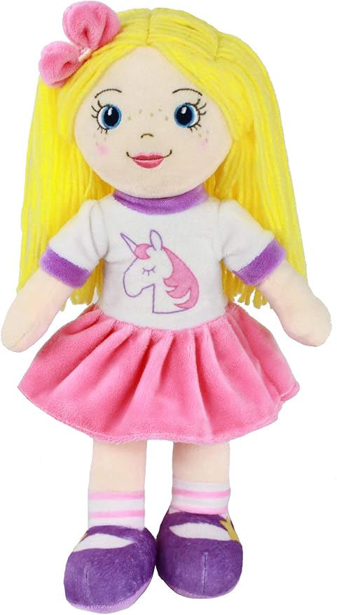 Playtime by Eimmie 14” Soft Baby Doll - Plush Rag Dolls for 2 Year Old Girls & Boys, Toddler & Infants 3pc Set