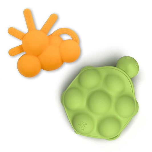 Doddle & Co. The Chew Teether with Poppable Bubbles | Toddler Teething Fidget Toy 2 |