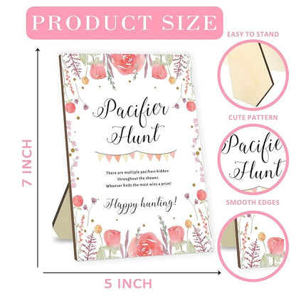 Baby Shower Games Set, Baby Pacifier Hunt Game 50 Mini