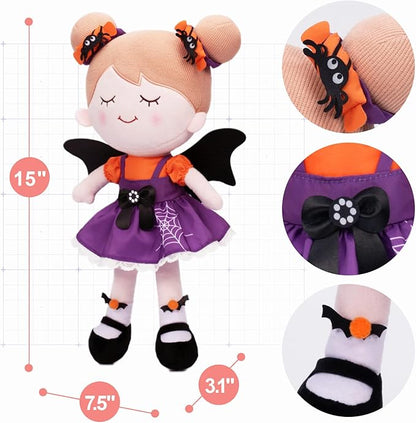OUOZZZ Halloween Soft Baby Doll - Baby Girl Gifts Plush 1 Year 15"