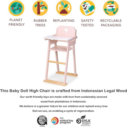 Toys - Baby Doll High Chair 3+