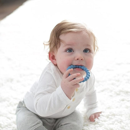 Dr. Brown's Flexees Beaded Teether Rings, 100% Silicone 3 Pack, 3m+