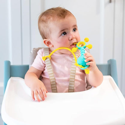 Mobi Gumlii Sensory Teether Baby Rattle Toy - Baby Teething Toy for Babies 0-6 Months, Newborn Baby Sensory Teether & Rattle Toy 1