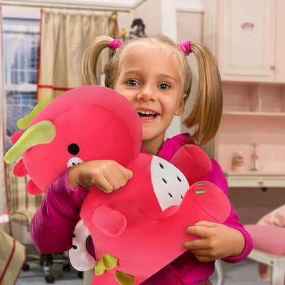 Ditucu Cute Dragon Fruit Dinosaur Stuffed Animals Plush Toys Dolls 16 inch