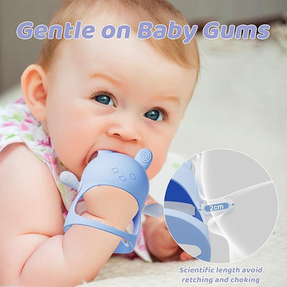 NCVI Baby Teething Toys, Teething Toys for Babies 0-6 Months 3M+ Infants,
