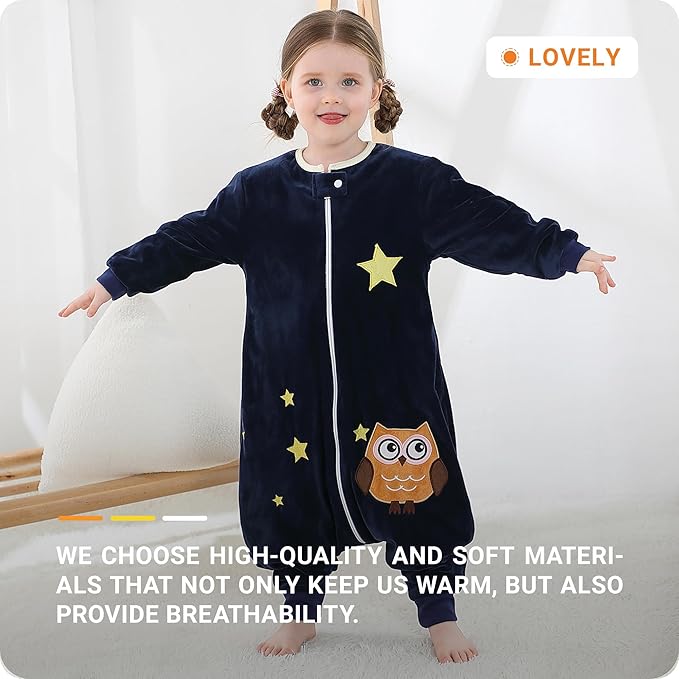 Baby Sleeping Sack Sleeveless, Toddler Sleeping Bag with Legs