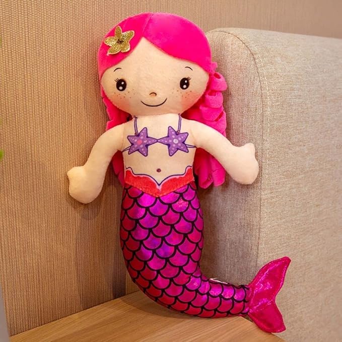 Mermaid Soft Plush Doll Princess for Girls Toddlers & Babies, Mermaid Gifts for Girls 50 cm)