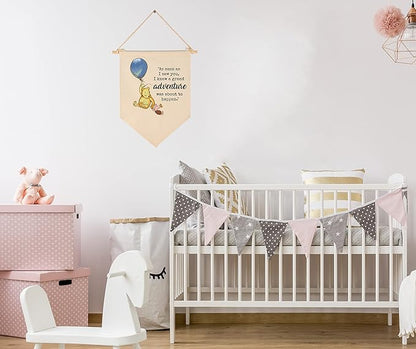Winie Nursery Flag the Pooh,Nursery Wall Decor