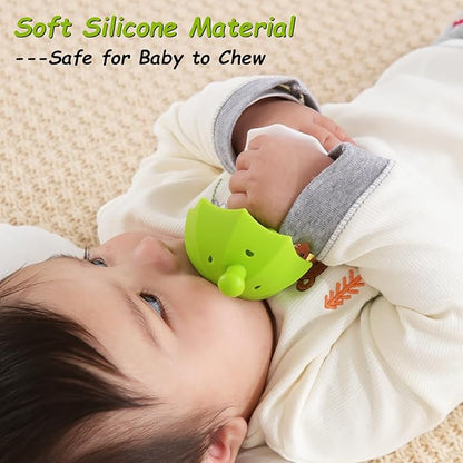 Umbrella Baby Teether with Suction Base, Keeping Babys Busy 0-6 Months, 6-12 Months 12-24 Months,